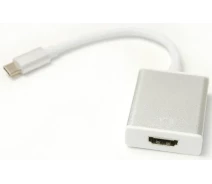 Придбати - кабель та перехідник   -перехідник PowerPlant HDMI female - USB Type-C, 0.15м