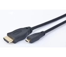 Придбати - кабель та перехідник  Кабель Cablexpert HDMI V.1.3, micro-вилка (D-тип), с позолочен. коннект., 1,8 м (CC-HDMID-6)