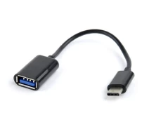 Придбати - кабель та перехідник  Кабель Cablexpert OTG USB2.0, A-мама/Type-C, 0.2 м (A-OTG-CMAF2-01)