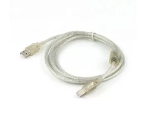 Придбати - кабель та перехідник  Кабель Cablexpert USB2.0 A-папа / B-папа, 1.8 м, ферит (CCF-USB2-AMBM-TR-6)