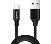 Придбати - кабель та перехідник  Кабель Baseus Yiven USB to Micro 1.5m Black (CAMYW-B01)