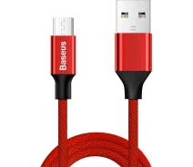 Придбати - кабель та перехідник  Кабель Baseus Yiven USB to Micro 1.5м Red (CAMYW-B09)