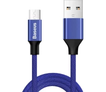 Придбати - кабель та перехідник  Кабель Baseus Yiven Cable USB to Micro Navy Blue 1.5m (CAMYW-B13)