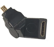 Придбати - кабель та перехідник  Кабель PowerPlant HDMI AF - micro HDMI AM, 360 градусів (CA910618)