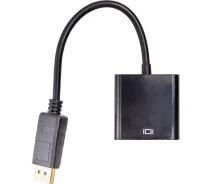 Придбати - кабель та перехідник  Кабель PowerPlant DisplayPort (M) - VGA (F), 0.15 м (CA911875)