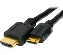 Придбати - кабель та перехідник  Кабель PowerPlant mini HDMI - HDMI, 1.5м, позолоч.коннектори, 1.3V (KD00AS1178)