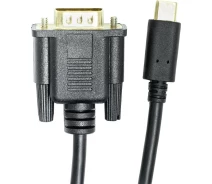 Придбати - кабель та перехідник  Кабель PowerPlant USB Type-C 3.1 (M) - VGA (M), 1 м (CA912117)