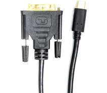 Придбати - кабель та перехідник  Кабель PowerPlant USB Type-C 3.1 - DVI (24+1) (M), 1 м (CA912124)