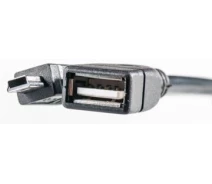 Придбати - кабель та перехідник  Кабель PowerPlant OTG USB 2.0 AF - Mini, 0.5м (KD00AS1235)