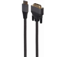 Придбати - кабель та перехідник  Кабель Cablexpert HDMI - DVI 18+1pin(CC-HDMI-DVI-4K-6)