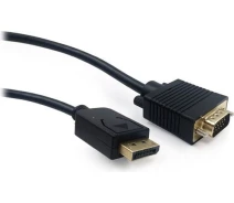 Придбати - кабель та перехідник  Кабель Cablexpert DisplayPort на VGA, QXGA (2048 x 1536), 1,8м (CCP-DPM-VGAM-6)