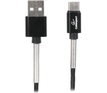 Придбати - кабель та перехідник  Кабель Cablexpert USB 2.0 A-папа/C-папа, 1м (CCPB-C-USB-06BK)