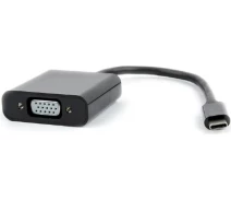 Придбати - кабель та перехідник  Адаптер Cablexpert USB Type-C на VGA (AB-CM-VGAF-01)