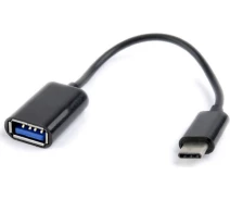 Придбати - кабель та перехідник  Кабель Cablexpert OTG USB2.0, A-мама/Type-C, 0.2м (AB-OTG-CMAF2-01)