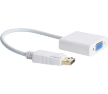 Придбати - кабель та перехідник  Адаптер Cablexpert DisplayPort на VGA (A-DPM-VGAF-02-W)