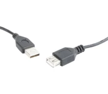 Придбати - кабель та перехідник  Кабель Cablexpert USB2.0, A-тато/А-мама, 75 см (CC-USB2-AMAF-75CM/300)