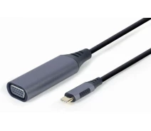 Придбати - кабель та перехідник  Адаптер Cablexpert USB Type-C на VGA, Full HD 60Hz (A-USB3C-VGA-01)