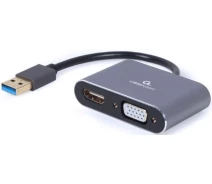 Придбати - кабель та перехідник  Адаптер Cablexpert HDMI - DisplayPort, 4K (A-HDMIM-DPF-01)