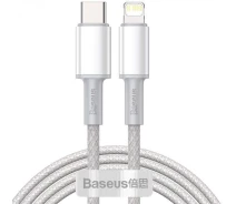 Придбати - кабель та перехідник  Baseus 20W Type-C-Light.2 м (CATLGD-A02) білий