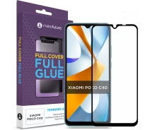 Придбати - захисне скло для смартфона  Захисне скло MakeFuture Poco C40 FC FG чорне