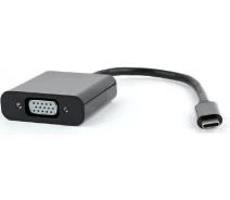 Придбати - аксесуар до смартфону  Адаптер-перехідник USB Type-C на VGA / Full HD@60Hz (A-CM-VGAF-01)