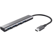 Придбати - кардрідер  Концентратор USB3.2 Gen1/Type-C Trust Halyx Aluminium (24948)