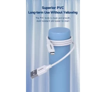 Придбати - кабель та перехідник  Кабель Romoss CB121V USB-Ligh 2.4A 2m (CB121V-821-112H) білий