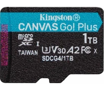 Придбати - карту пам'яті  Карта пам'яті Kingston MicroSDXC 1TB Canvas Go Plus Gen4 200MB/s A2 U3 V30 (SDCG4/1TBSP)