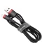 Фото № 1 Кабель Baseus USB to Lightning2.4A1m(CALKLF-B19) червоно/чорний