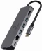 Фото № 2 Док-станція Cablexpert USB-C Grey (A-CM-COMBO5-05)