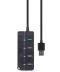 Фото № 5 Концентратор USB2.0/USB3.2 Gen2 Gembird UHB-U3P1U2P3P-01