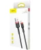 Фото № 6 Кабель Baseus USB to Lightning 1.5A 2m (CALKLF-C19) червоний/чорний