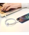 Фото № 4 Кабель Baseus USB to Lightning 2.4A 1m (CALYS-A02) білий