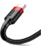 Фото № 5 Кабель Baseus USB to Type-C 2A 3m (CATKLF-U91) черв/чорн