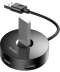 Фото № 3 Хаб-адаптер Baseus USB/USB3.0*1+USB2.0*3 10cm (CAHUB-F01) чорний