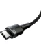 Фото № 4 Кабель Baseus Type-C/Type-C 20V 5A 2m (CATKLF-ALG1)чорн/сір
