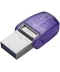 Фото № 2 Флеш-пам'ять USB Kingston DT microDuo 3C 128GB USB-A+USB-C (DTDUO3CG3/128GB)