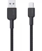 Фото № 2 Кабель Aukey USB to Type-C 60W 1m (CB-NAC1) чорний