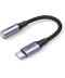 Фото № 2 Перехідник UGREEN AV161 Type-C to 3.5mm 10см (80154) сірий