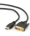Фото № 1 Кабель Cablexpert HDMI-DVI V1.3 7,5 м (CC-HDMI-DVI-7.5MC)