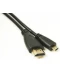 Фото № 1 Кабель PowerPlant HDMI - micro HDMI, 2м, позолочені коннектори, 1.4V