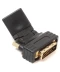 Фото № 2  -перехідник PowerPlant HDMI AF - DVI (24+1) AM, 360 градусів