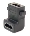 Фото № 1 Кабель переходнік PowerPlant HDMI AF - HDMI AF, панельний кутовий