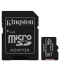 Фото № 1 Карта пам'яті Kingston 64GB microSDXC Canvas Select Plus 100R A1 C10 + SD адаптер (SDCS2/64GB)