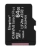 Фото № 2 Карта пам'яті Kingston 64GB microSDXC Canvas Select Plus 100R A1 C10 + SD адаптер (SDCS2/64GB)