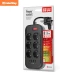 Фото № 12 Мережевий фільтр ColorWay 6 розеток / 4USB Black (CW-CHE64B) 2m