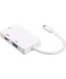 Фото № 2 Кабель PowerPlant mini DisplayPort (Thunderbolt) - HDMI, DVI, VGA (3 в 1) CA910946