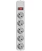 Фото № 1 Мережевий фільтр Maxxter SPM5-G-10G 3 м, 5 розеток Gray