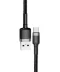 Фото № 2 Кабель Baseus Cafule Cable USB to Micro 1.5A 2m Grey/Black (CAMKLF-CG1)