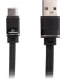 Фото № 1 Кабель Cablexpert USB 2.0 A-папа/C-папа, 1 м, плоский, 2.4А (CCPB-C-USB-10BK)